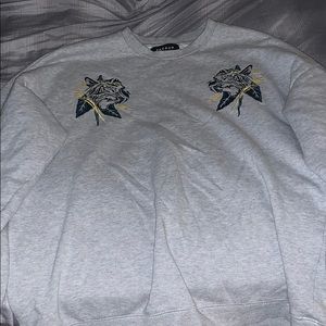 PacSun Tiger Pullover Sweatshirt